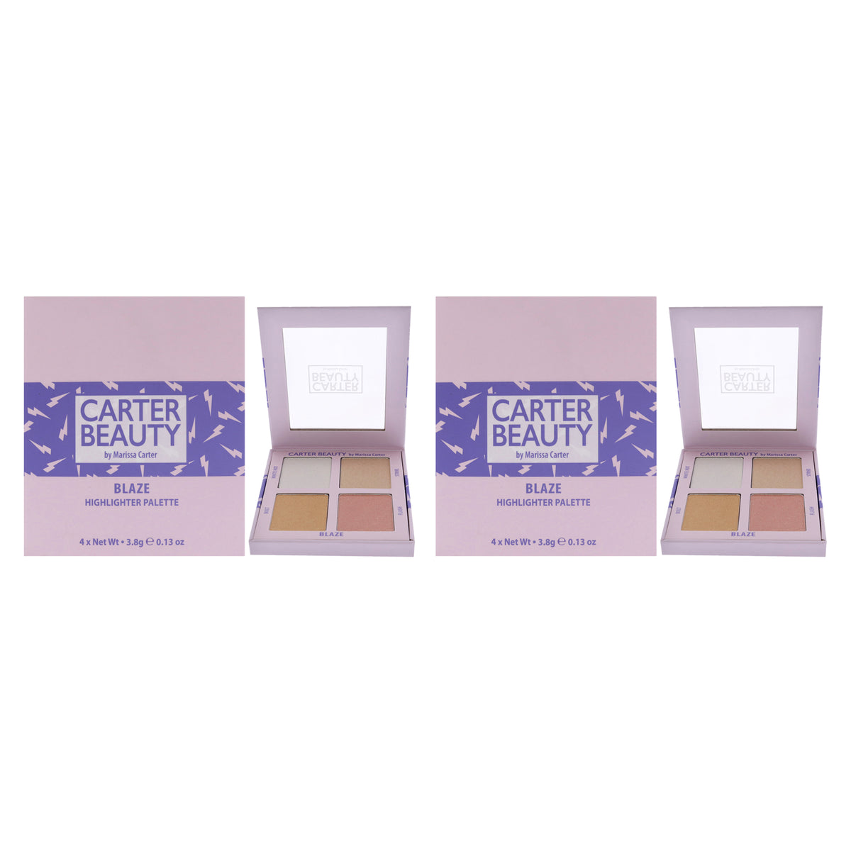 Carter Beauty Highlighter Palette - Blaze for Women's Makeup Sets 0.52 OZ | 15 G