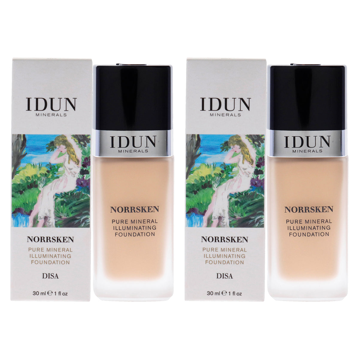 Idun Minerals Norrsken Foundation - 207 Disa Women's Makeup Sets 1 OZ | 30 ML