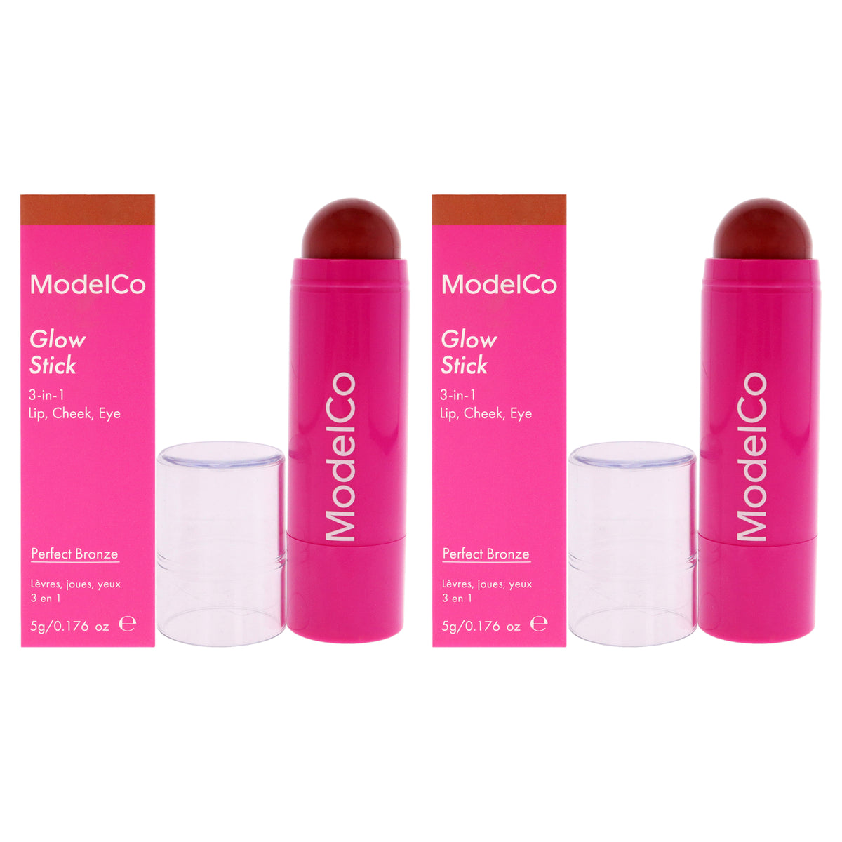 ModelCo Glow Stick 3-In-1 Perfect Bronze Women's Makeup Sets 0.176 OZ | 5 G