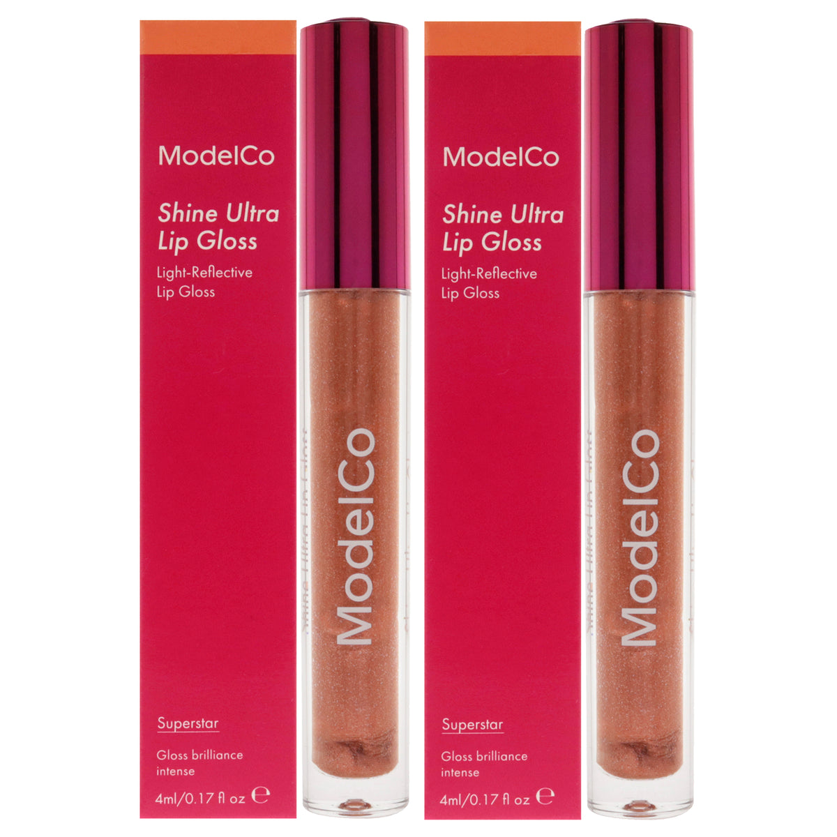ModelCo Shine Ultra Lip Gloss - Superstar Women's Makeup Sets 0.17 OZ | 5 ML