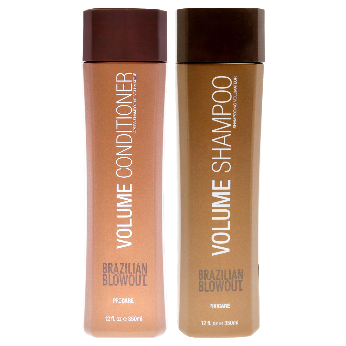 Brazilian Blowout Volume Shampoo and Conditioner Kit Unisex Shampoo & Conditioner Sets 12 FL OZ | 355 ML