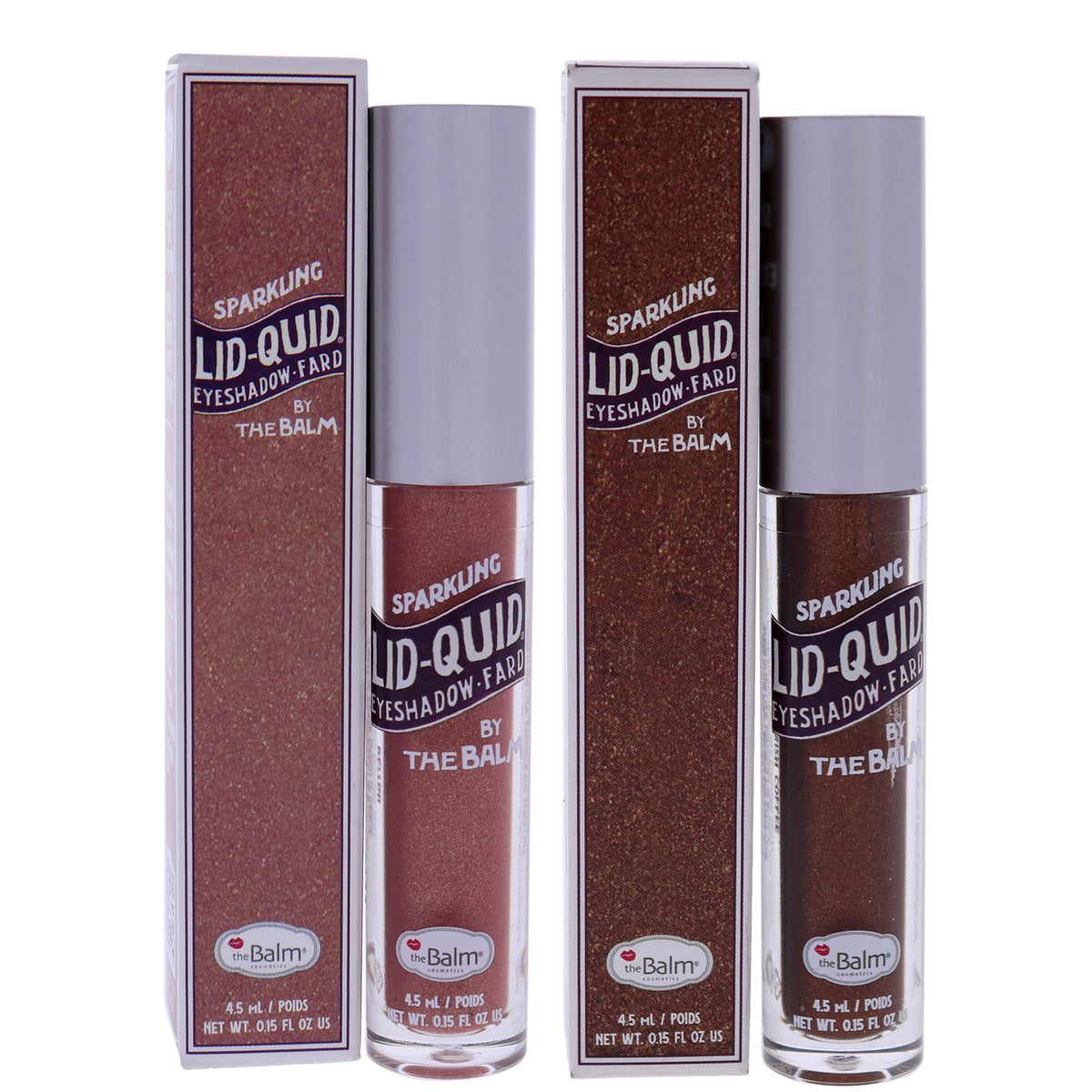 the Balm Lid-Quid Sparkling Liquid Eyeshadow Kit Women's Brush Sets 0.3 FL OZ | 9 ML