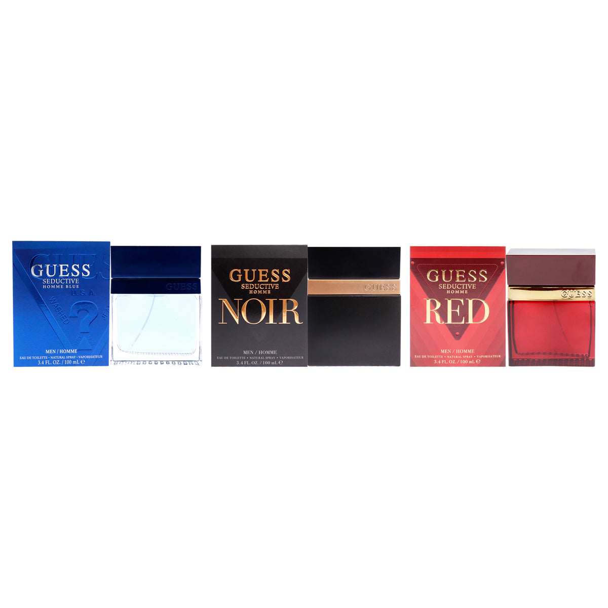 Guess Seductive Kit Men's Personal Fragrance Sets 3.4 FL OZ | 100 ML