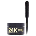 Sally Hershberger 24K Vanity Hair Shaping Balm and Teasing Brush Kit Unisex Mixed Hair Care Sets 1.7 FL OZ | 50 ML