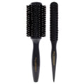 Sally Hershberger Styling Brush with Teasing Brush and Large Round Brush Kit Unisex Mixed Hair Care Sets