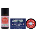 AyurVita Amla and Neem Restorative Hair Oil with Brahmi Sensitive Scalp Scrub and Cleanser Kit Unisex Hair Treatment Sets & Kits