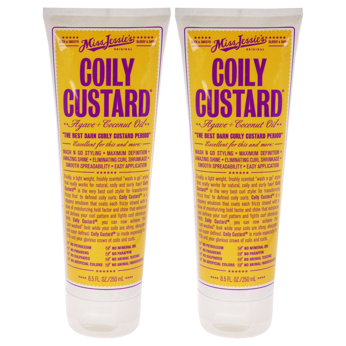 Miss Jessies Coily Custard Unisex Hair Treatment Sets & Kits 8.5 OZ | 251 ML