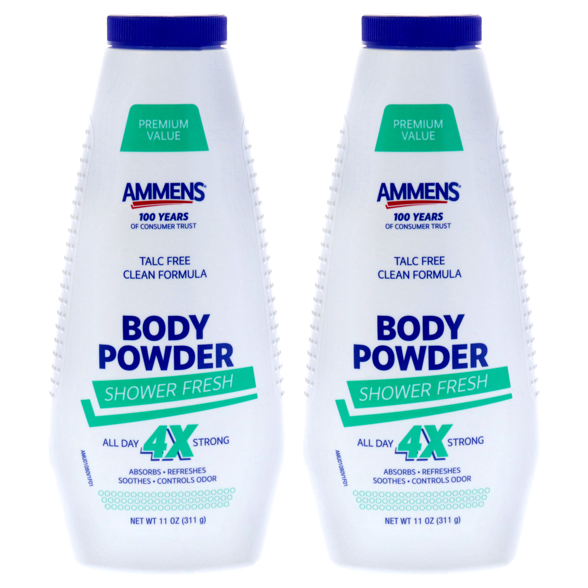 Ammens Body Powder Shower Fresh Unisex Body Care Sets & Kits 11 OZ | 312 G