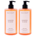 BeautySpace Beauty Space Hand Wash - Jasmine and Rose - Pack of 2 for Unisex Body Care Sets & Kits 11.8 OZ | 350 ML