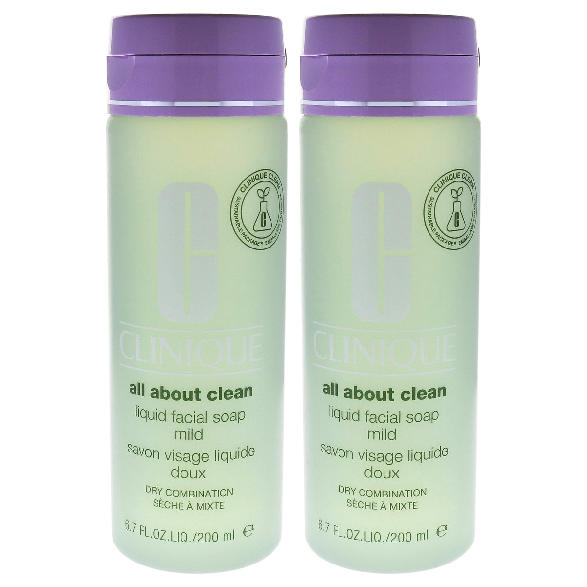 Clinique All About Clean Liquid Facial Soap Mild Unisex Face Care Sets & Kits 6.7 FL OZ | 200 ML