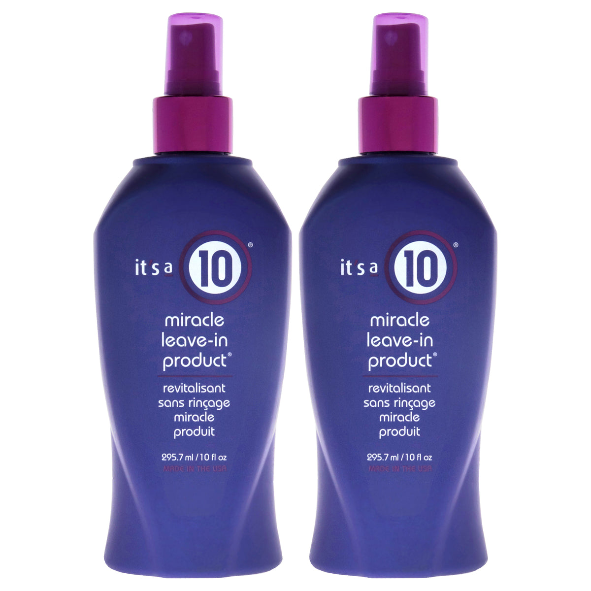 Its A 10 Miracle Leave In Product Unisex Spray Mixed Hair Care Sets 10 OZ | 296 ML