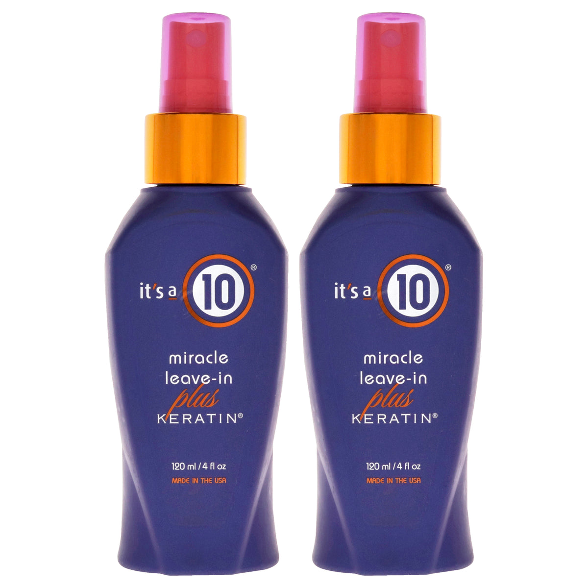 Its A 10 Miracle Leave In Plus Keratin Unisex Spray Mixed Hair Care Sets 4 FL OZ | 118 ML