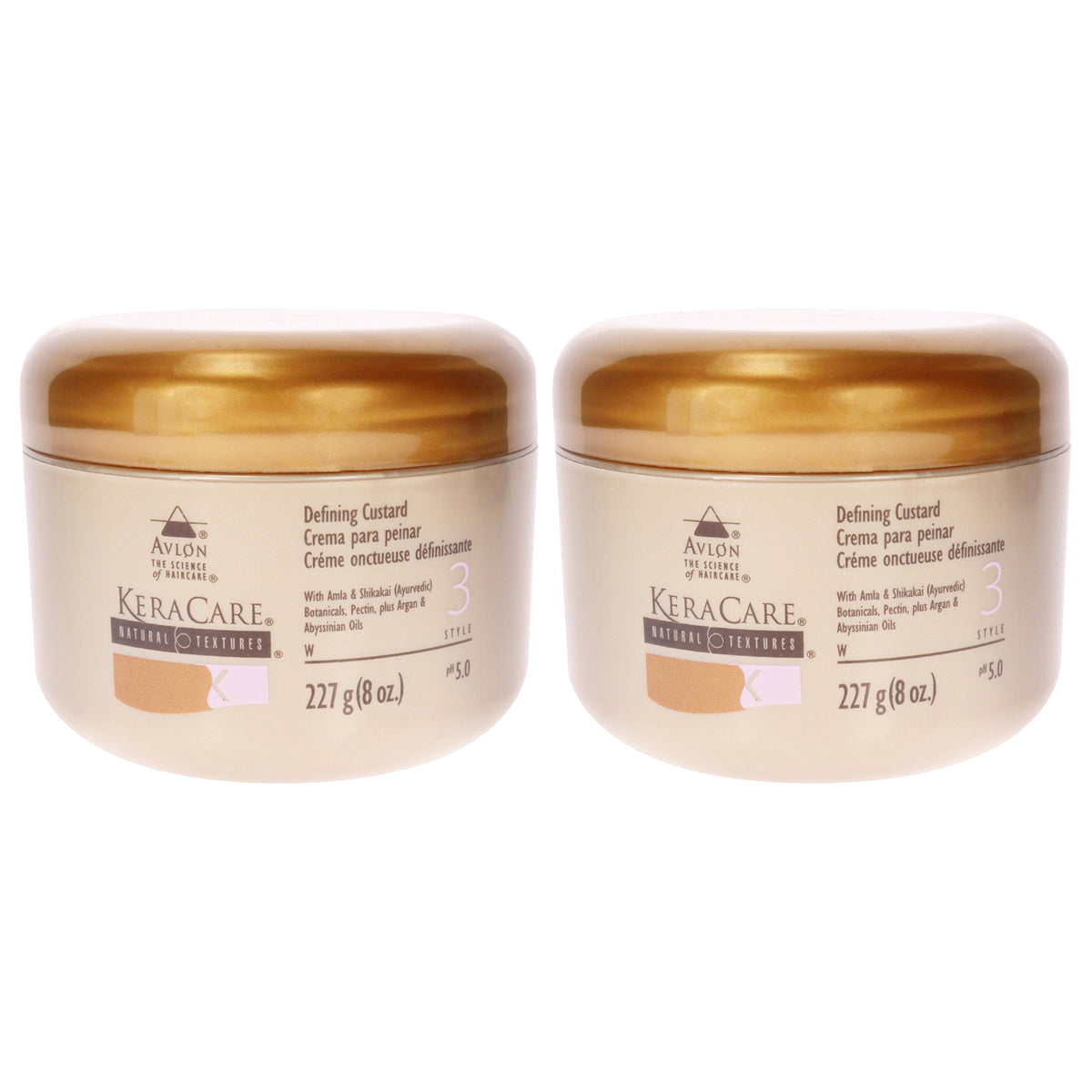Avlon KeraCare Natural Defining Custard Cream Unisex Hair Treatment Sets & Kits 8 OZ | 236 ML