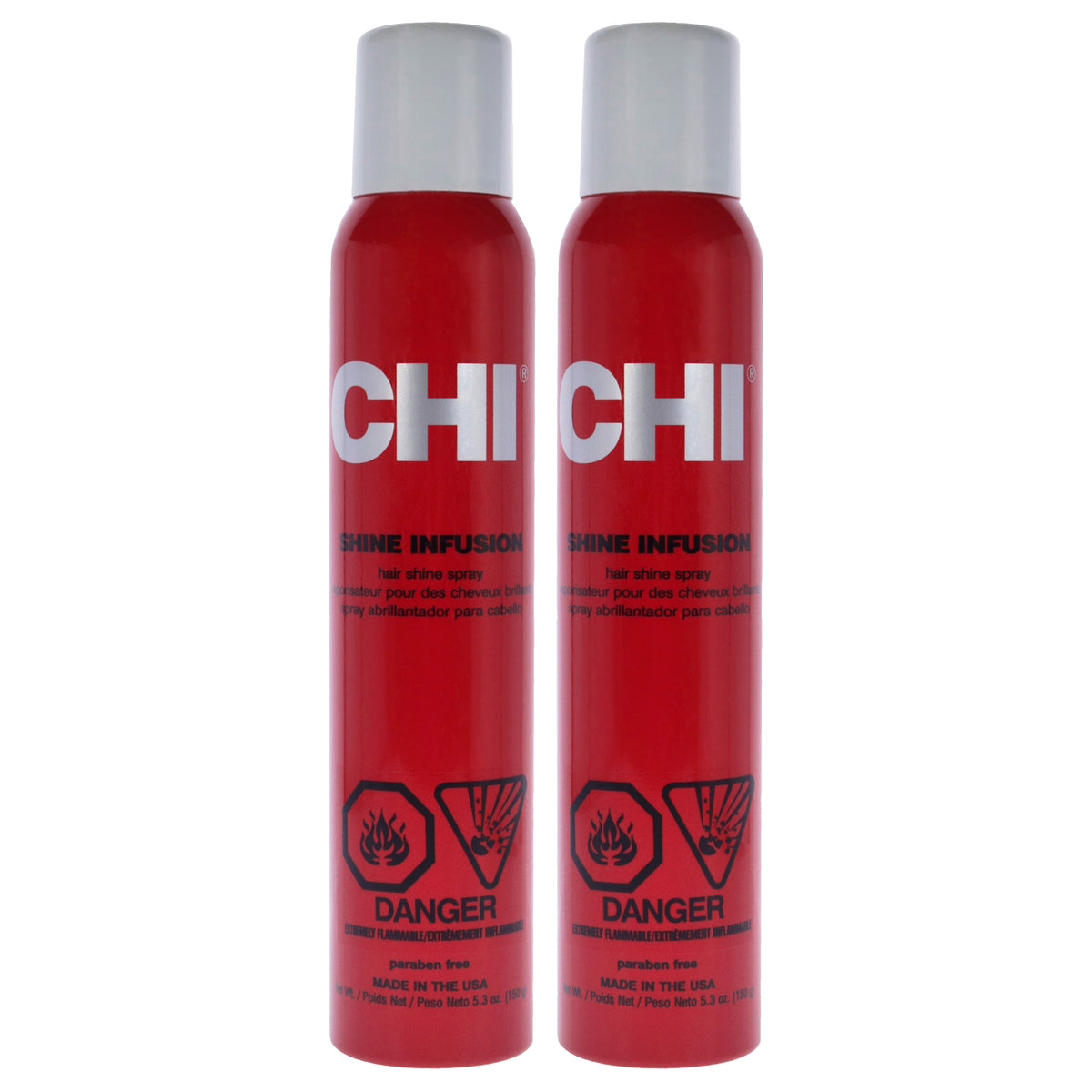 CHI Shine Infusion Spray Unisex Hair Spray Mixed Hair Care Sets 5.3 FL OZ | 157 ML