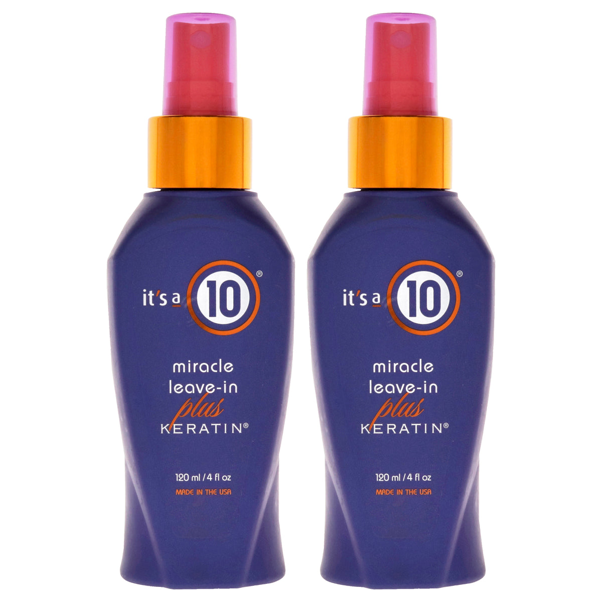 Its A 10 Miracle Leave In Plus Keratin Unisex Hair Spray Mixed Hair Care Sets 4 FL OZ | 118 ML