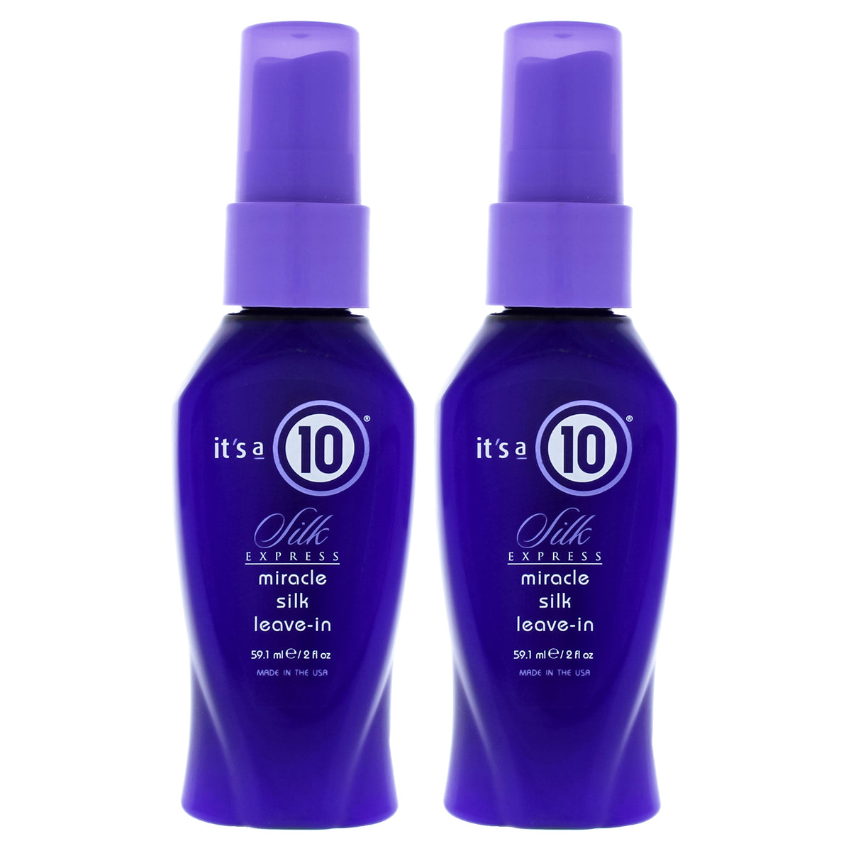 Its A 10 Miracle Silk Express Leave-In Unisex Hair Spray Mixed Hair Care Sets 2 FL OZ | 60 ML