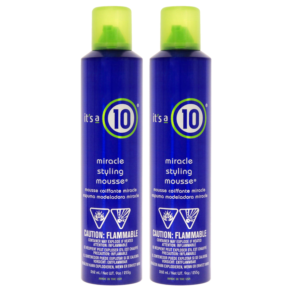 Its A 10 Miracle Styling Mousse Unisex Mixed Hair Care Sets 9 OZ | 266 ML