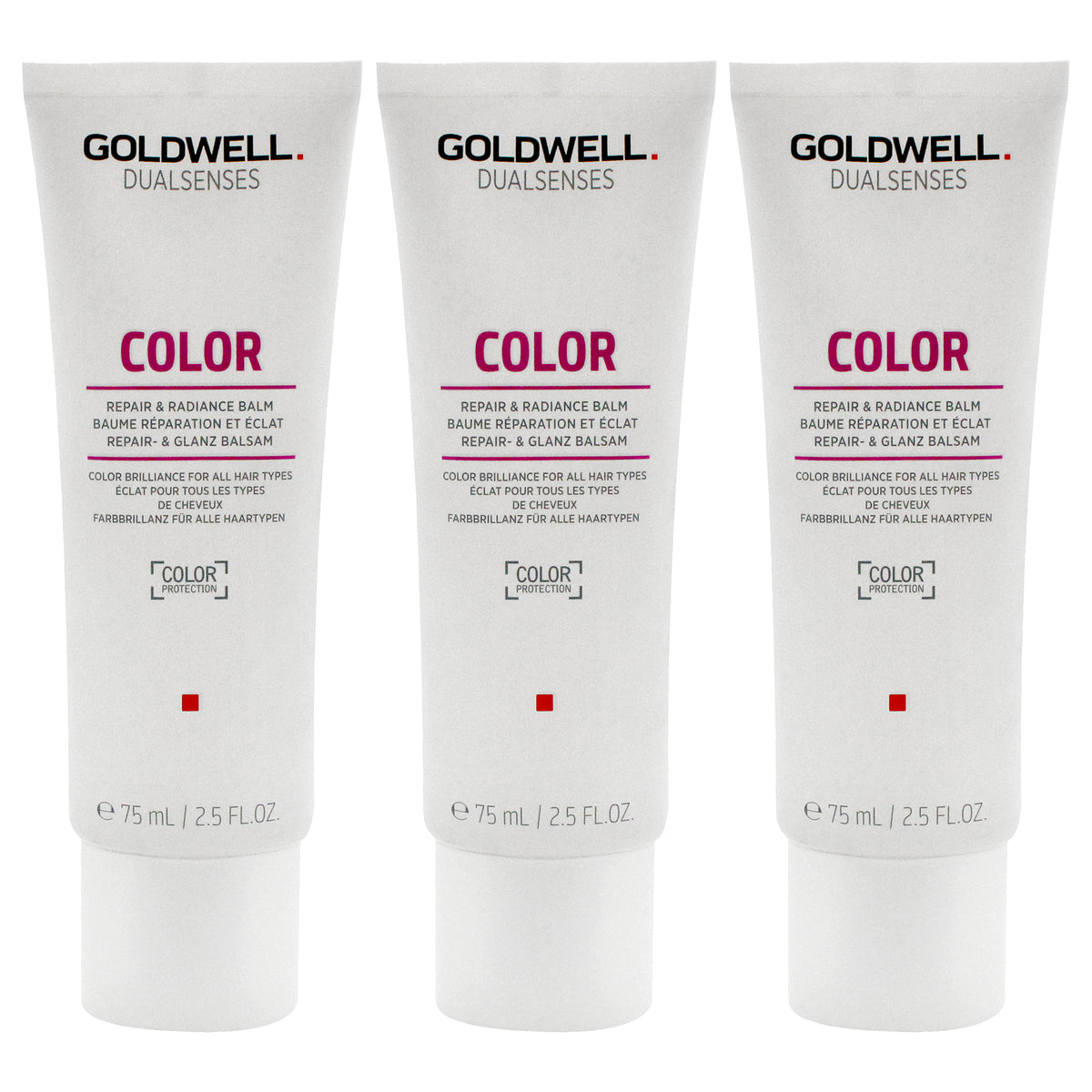 Goldwell Dualsenses Color Repair and Radiance Balm Unisex Hair Treatment Sets & Kits 2.5 OZ | 75 ML