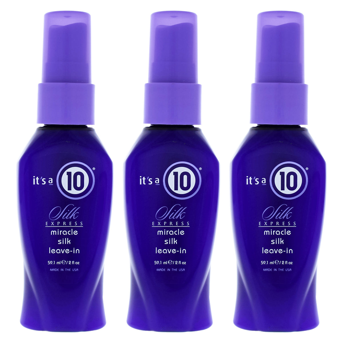 Its A 10 Miracle Silk Express Leave-In Unisex Hair Spray Mixed Hair Care Sets 2 FL OZ | 60 ML