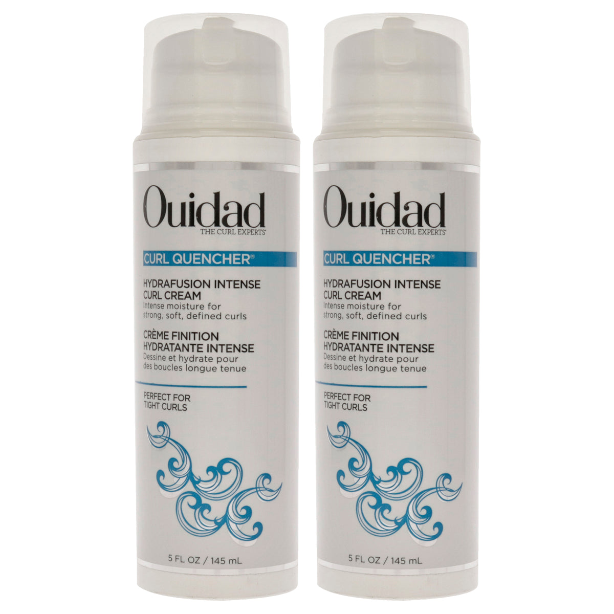 Ouidad Curl Quencher Hydrafusion Intense Curl Cream Unisex Hair Treatment Sets & Kits 5 OZ | 148 ML