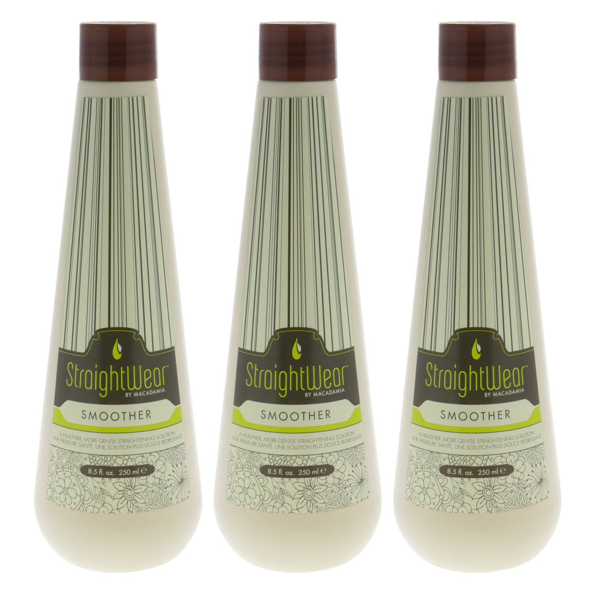 Macadamia Oil Straightwear Smoother Straightening Solution Unisex Hair Treatment Sets & Kits 8.5 FL OZ | 250 ML