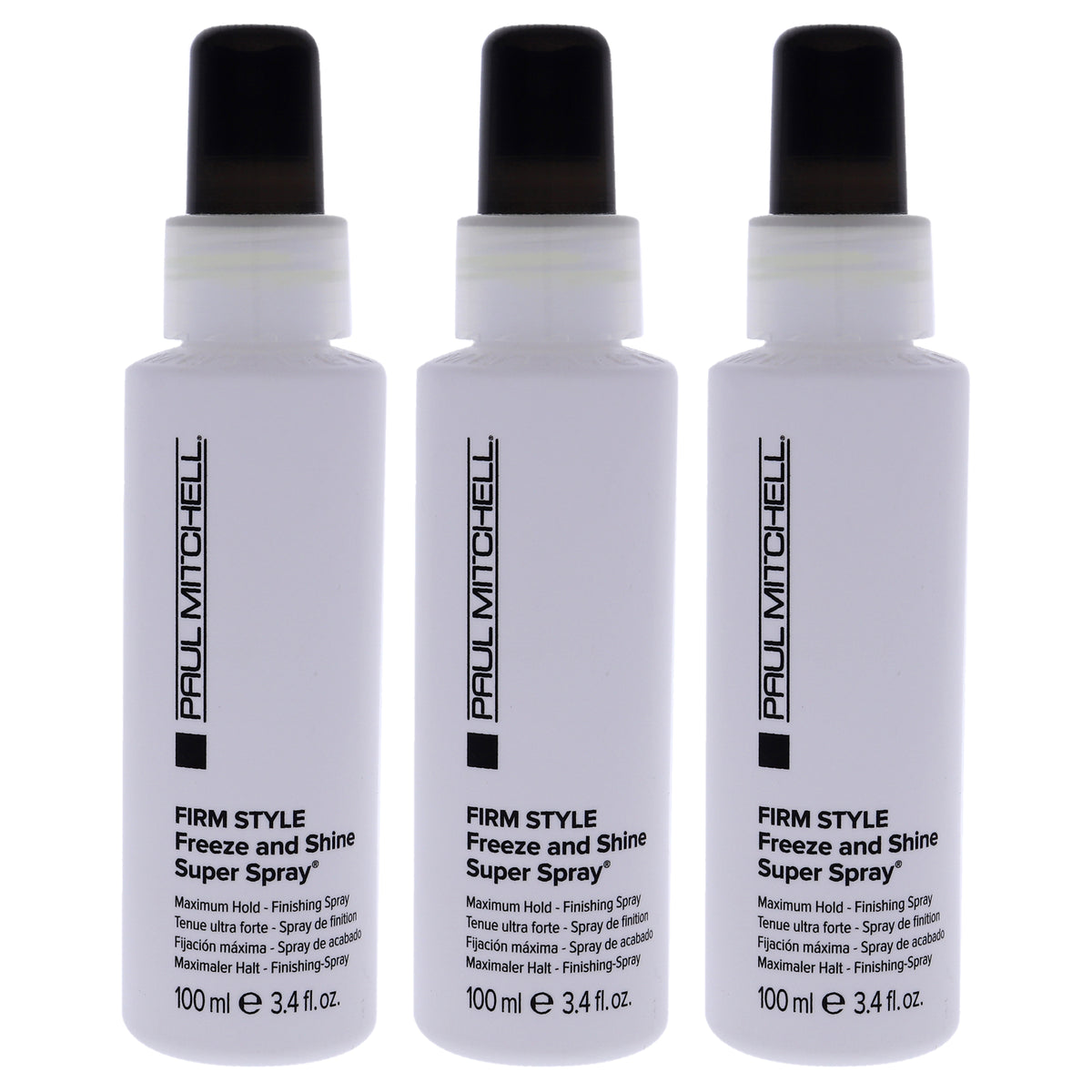 Paul Mitchell Firm Style Freeze and Shine Super Spray Unisex Mixed Hair Care Sets 3.4 FL OZ | 100 ML