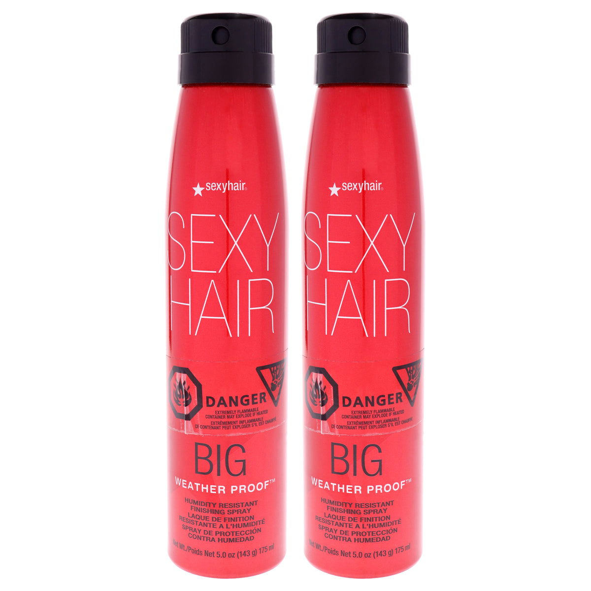 Sexy Hair Big Sexy Hair Weather Proof Hairspray Unisex Mixed Hair Care Sets 5 FL OZ | 150 ML