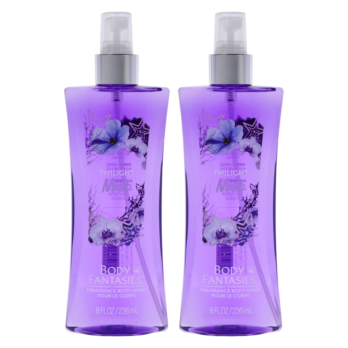 Body Fantasies Signature Twilight Mist Fragrance Body Spray for Women's Personal Fragrance Sets 8 FL OZ | 236 ML