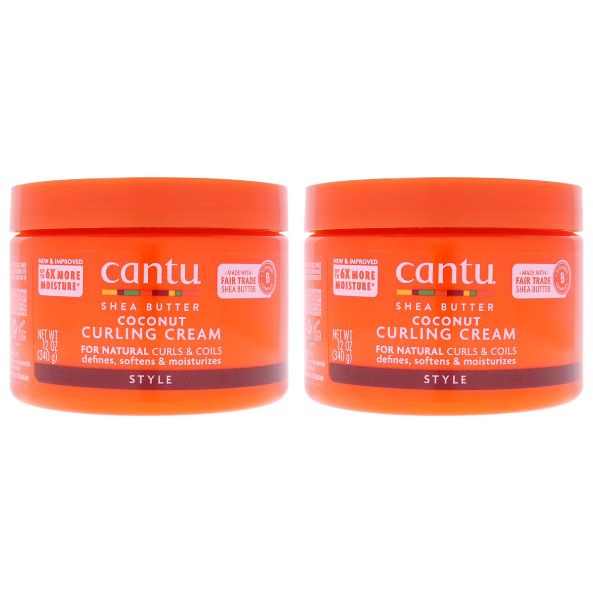 Cantu Shea Butter Coconut Curling Cream Unisex Hair Treatment Sets & Kits 12 FL OZ | 355 ML
