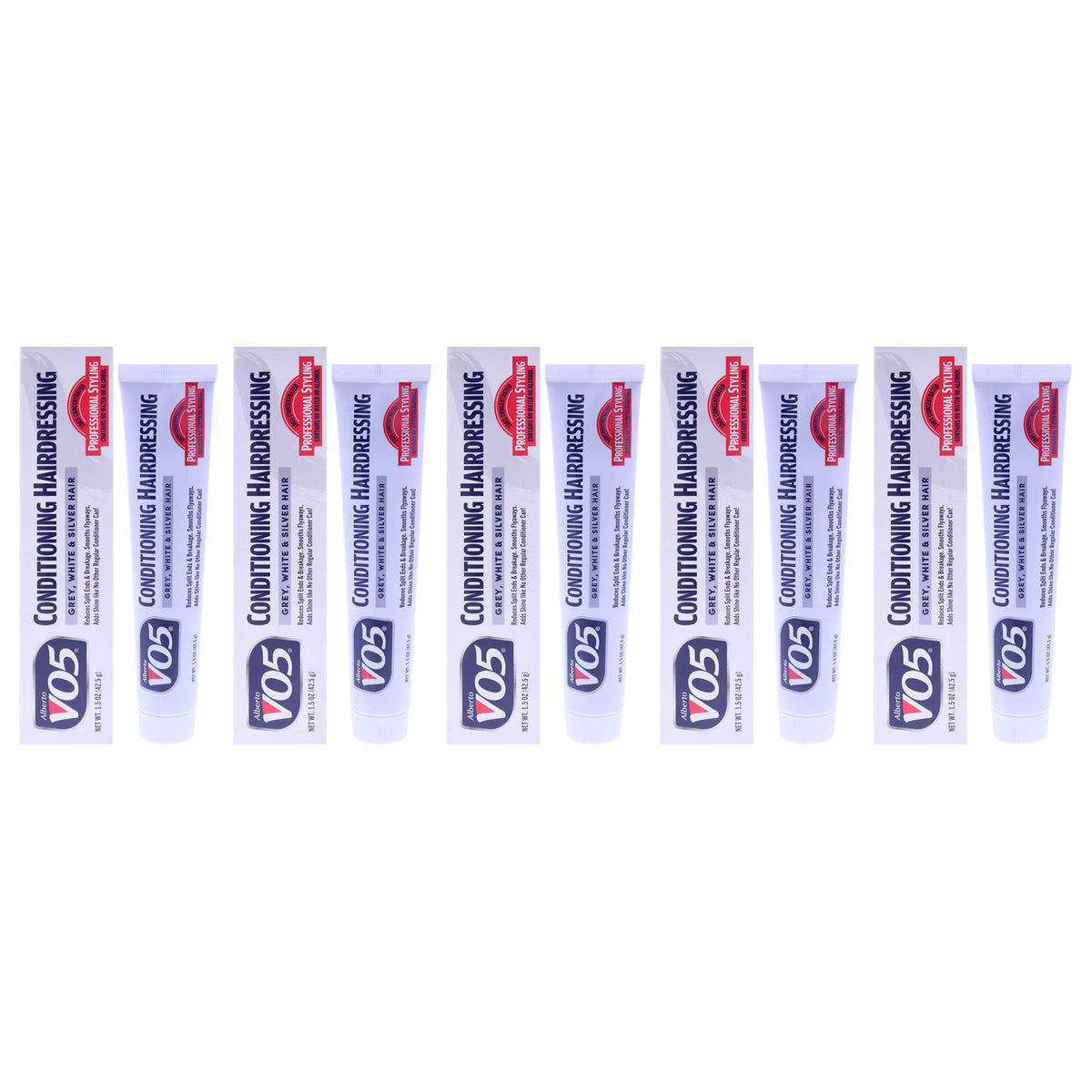 Alberto VO5 Conditioning Hairdressing Gray White Silver Blonde Hair Unisex Hair Treatment Sets & Kits 1.5 OZ | 44 ML