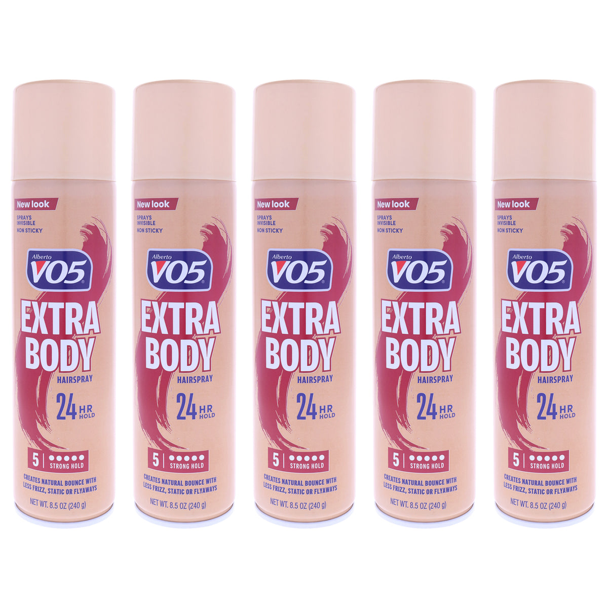 Alberto VO5 Crystal Clear Extra Body Hair Spray Unisex Mixed Hair Care Sets 8.5 FL OZ | 250 ML