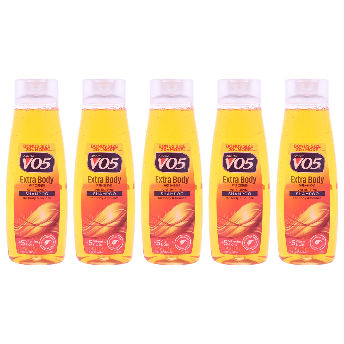 Alberto VO5 Extra Body Volumizing Shampoo Unisex Mixed Hair Care Sets 15 FL OZ | 443 ML