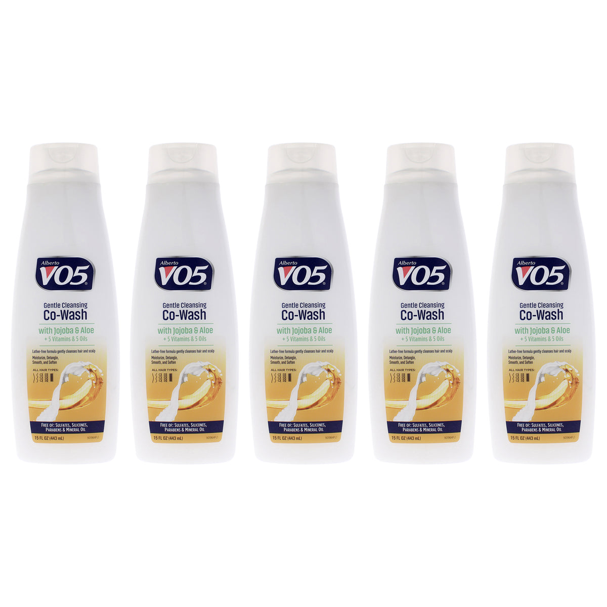 Alberto VO5 Gentle Cleansing Cowash - Jojoba and Aloe Unisex Mixed Hair Care Sets 15 FL OZ | 443 ML