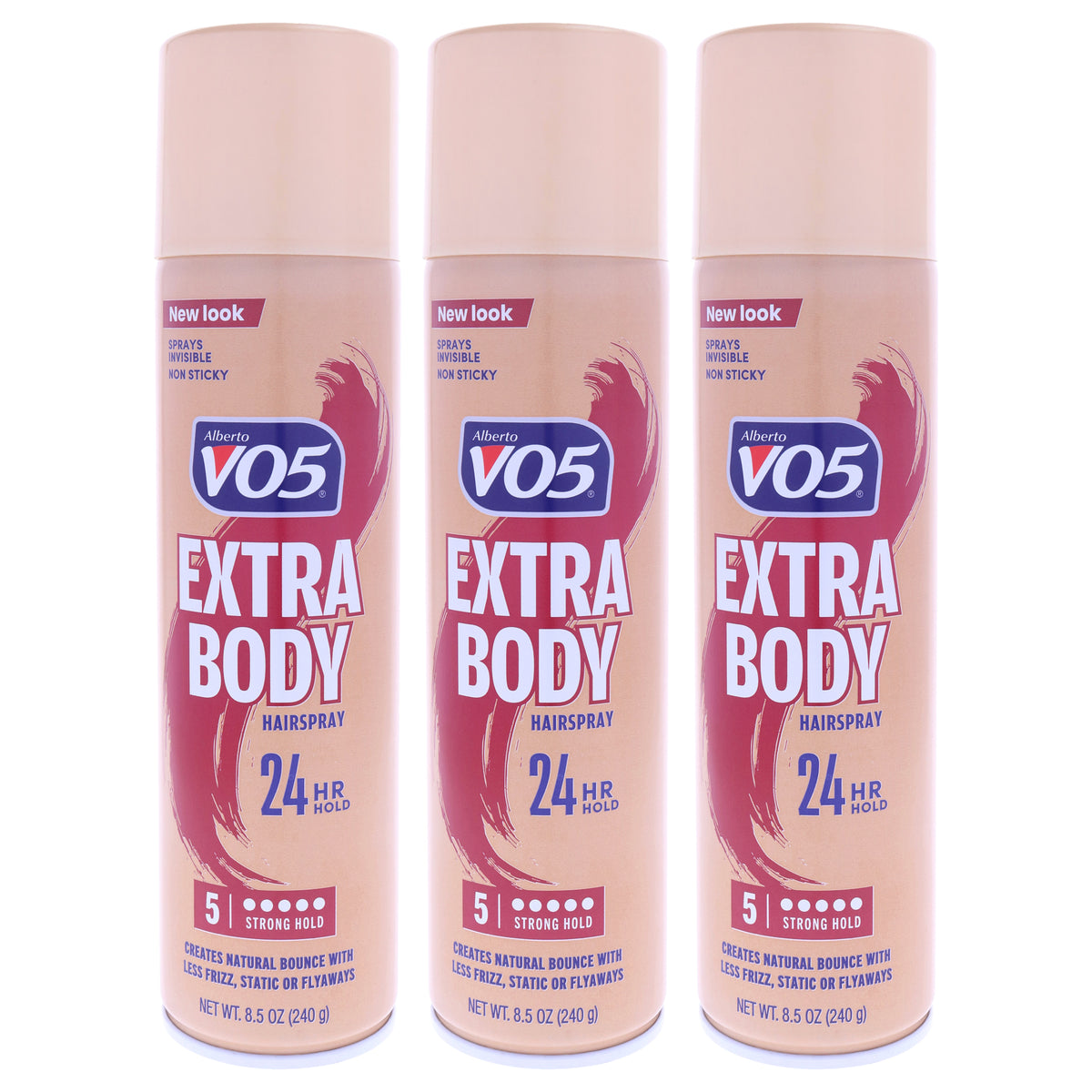 Alberto VO5 Crystal Clear Extra Body Hair Spray Unisex Mixed Hair Care Sets 8.5 FL OZ | 251 ML