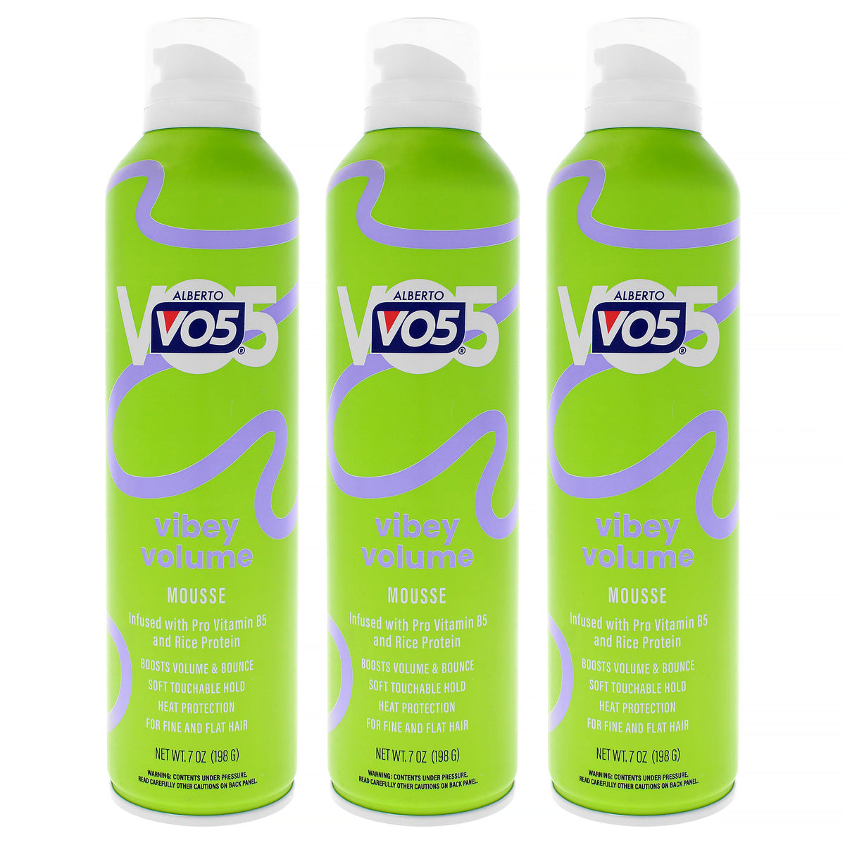 Alberto VO5 Vibey Volume Mousse Unisex Mixed Hair Care Sets 7 OZ | 207 ML
