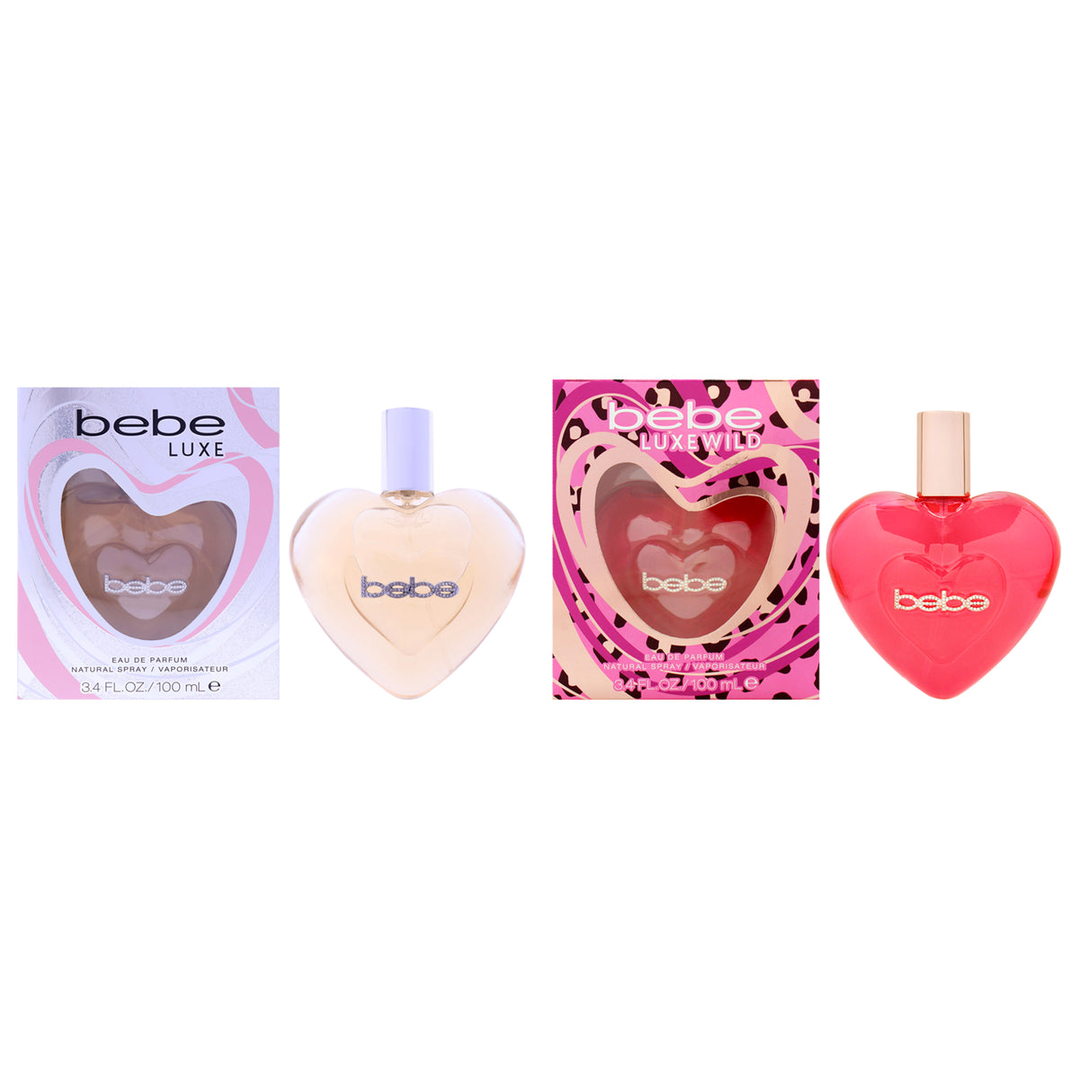 Bebe Luxe Duo Premium Expression Kit Women's Personal Fragrance Sets 3.4 FL OZ | 100 ML