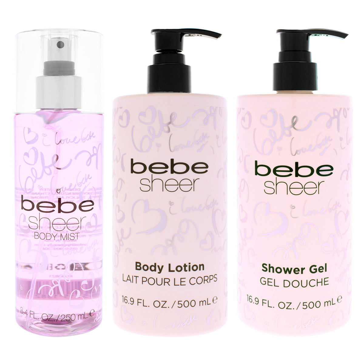 Bebe Light and Sheer Trio Kit Women's Personal Fragrance Sets