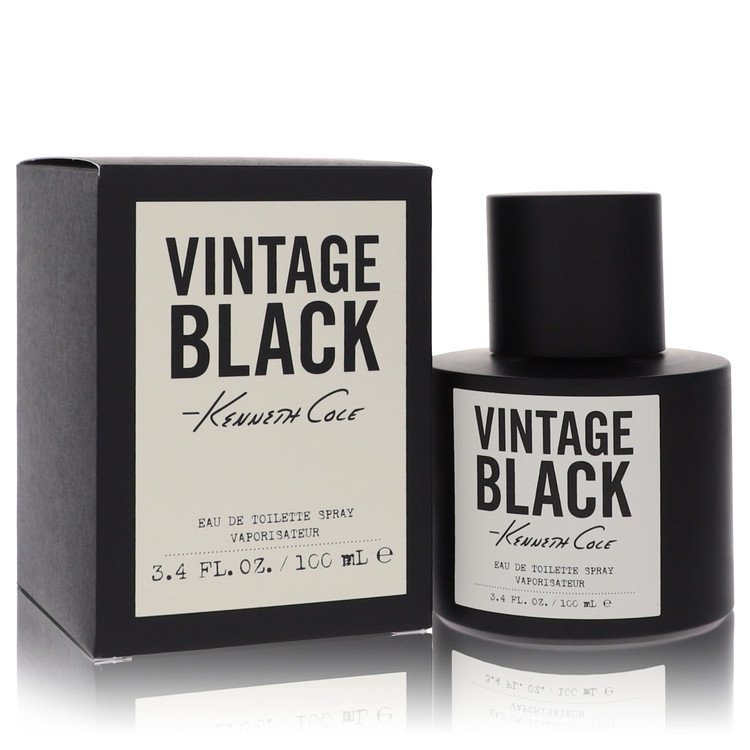 Kenneth Cole Vintage Black Men's Eau De Toilette 3.4 FL OZ | 100 ML
