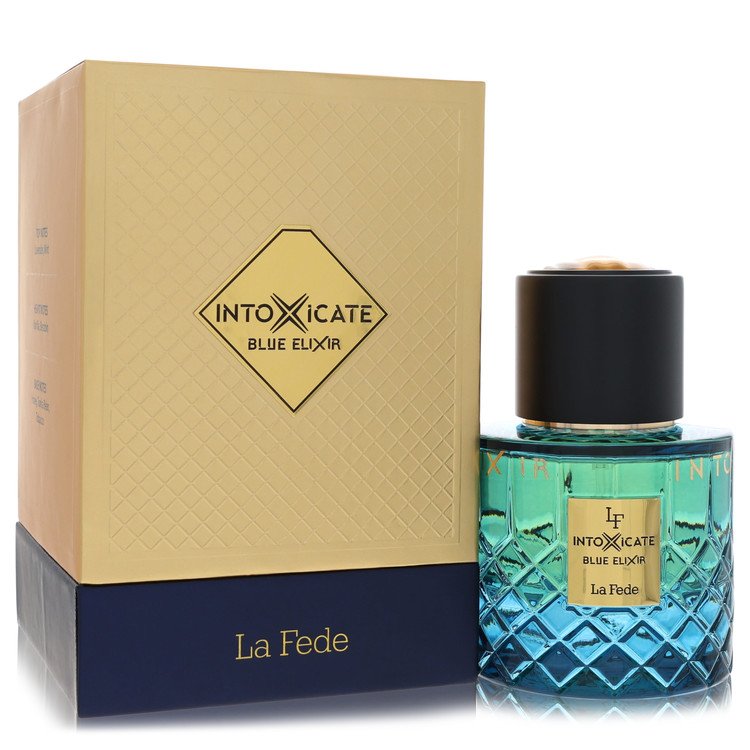 Khadlaj La Fede Intoxicate Blue Elixir Unisex Eau De Parfum 3.4 FL OZ | 100 ML