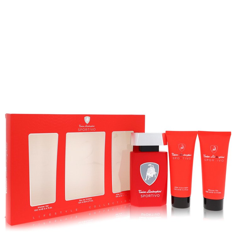 Tonino Lamborghini Lamborghini Sportivo Men's Eau De Toilette Gift Set