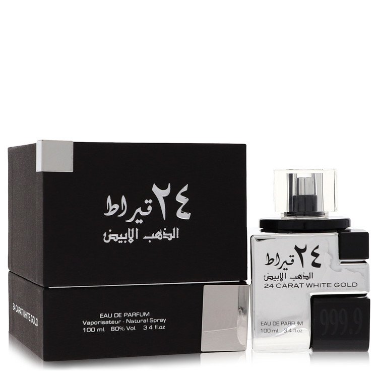 Lattafa 24 Carat White Gold Unisex Eau De Parfum 3.4 FL OZ | 100 ML