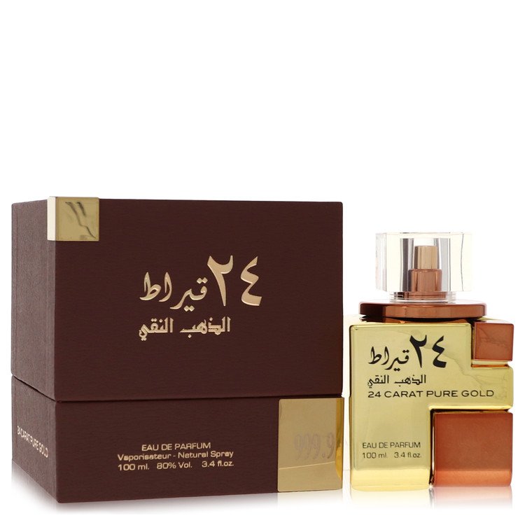 Lattafa 24 Carat Pure Gold Unisex Eau De Parfum 3.4 FL OZ | 100 ML