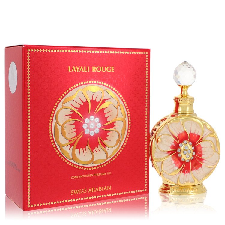 Swiss Arabian Layali Rouge Women's Concentrated Perfume Oil 0.5 FL OZ | 15 ML