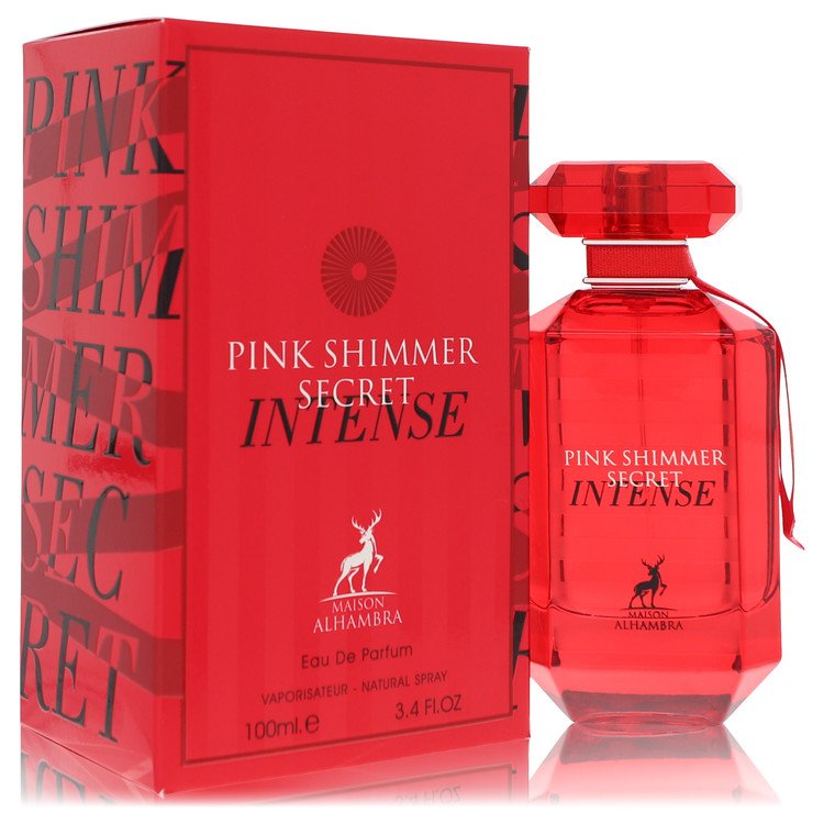 Maison Alhambra Pink Shimmer Secret Intense Women's Eau De Parfum 3.4 FL OZ | 100 ML