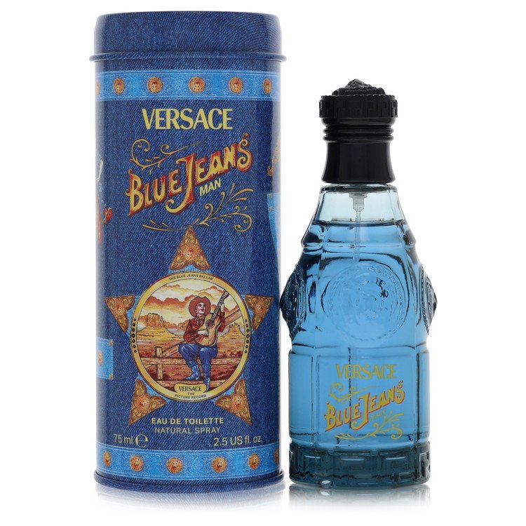 Versace Blue Jeans Men's Eau De Toilette 2.5 FL OZ | 75 ML