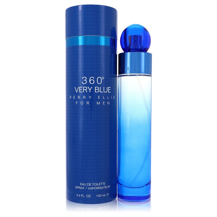 Perry Ellis 360 Very Blue Men's Eau De Toilette 3.4 FL OZ | 100 ML