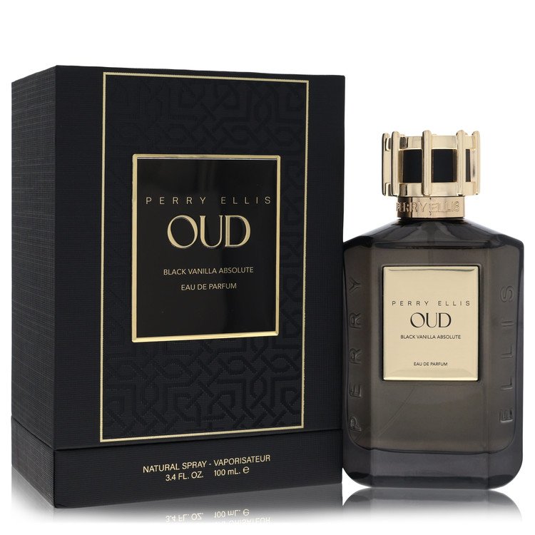 Perry Ellis Oud Black Vanilla Absolute Unisex Eau De Parfum 3.4 FL OZ | 100 ML