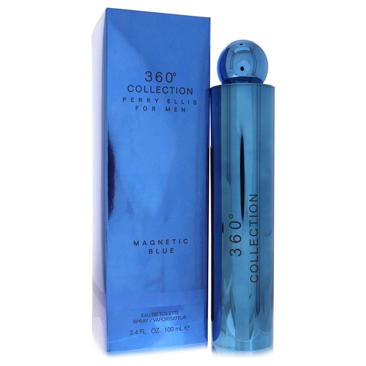 Perry Ellis 360 Collection Magnetic Blue Men's Eau De Toilette 3.4 FL OZ | 100 ML