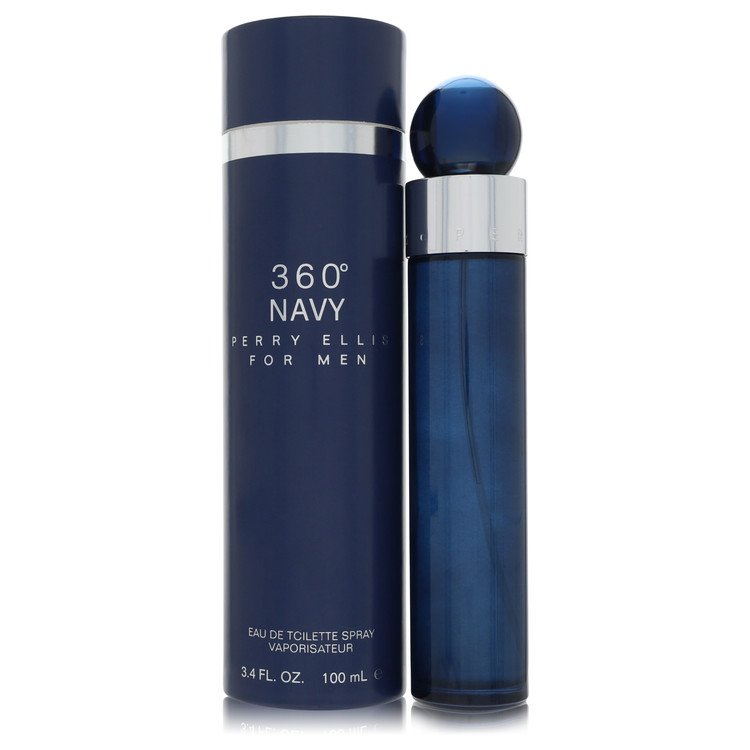 Perry Ellis 360 Navy Men's Eau De Toilette 3.4 FL OZ | 100 ML