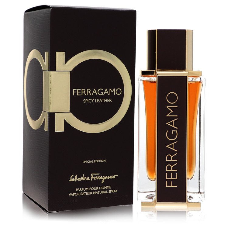 Salvatore Ferragamo Spicy Leather Men's Eau De Parfum 3.4 FL OZ | 100 ML